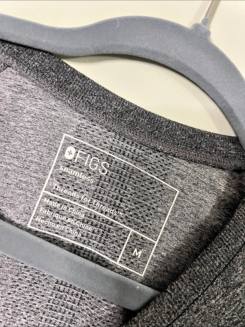 Figs Salta Seamless Long-Sleeve Underscrub Gray Medium - Picture 3 of 3